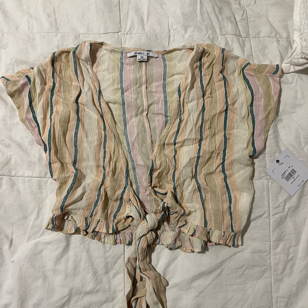 front tie top